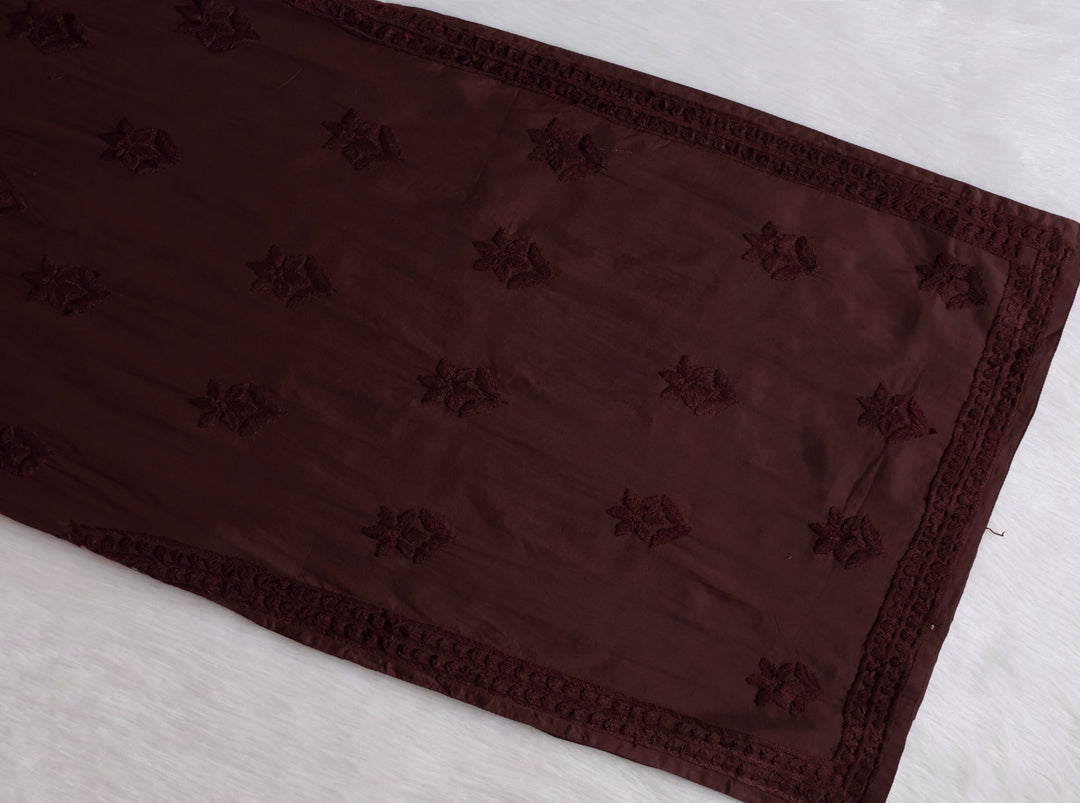 Saleha Chocolate Brown Cotton Kurta