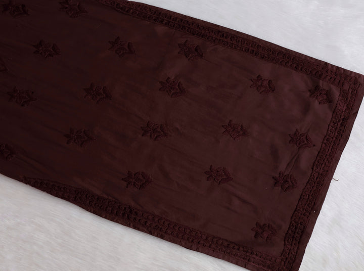 Saleha Chocolate Brown Cotton Kurta
