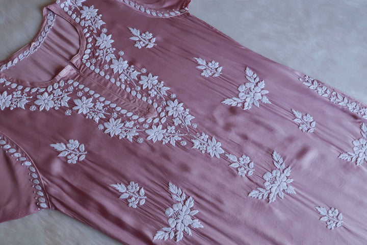 Mahnoor Dusty Lavender Modal Silk Kurta Set