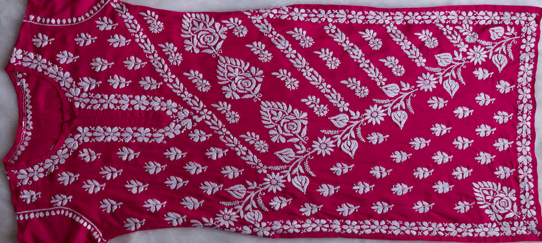 Mahnoor Deep Pink Pure Modal set