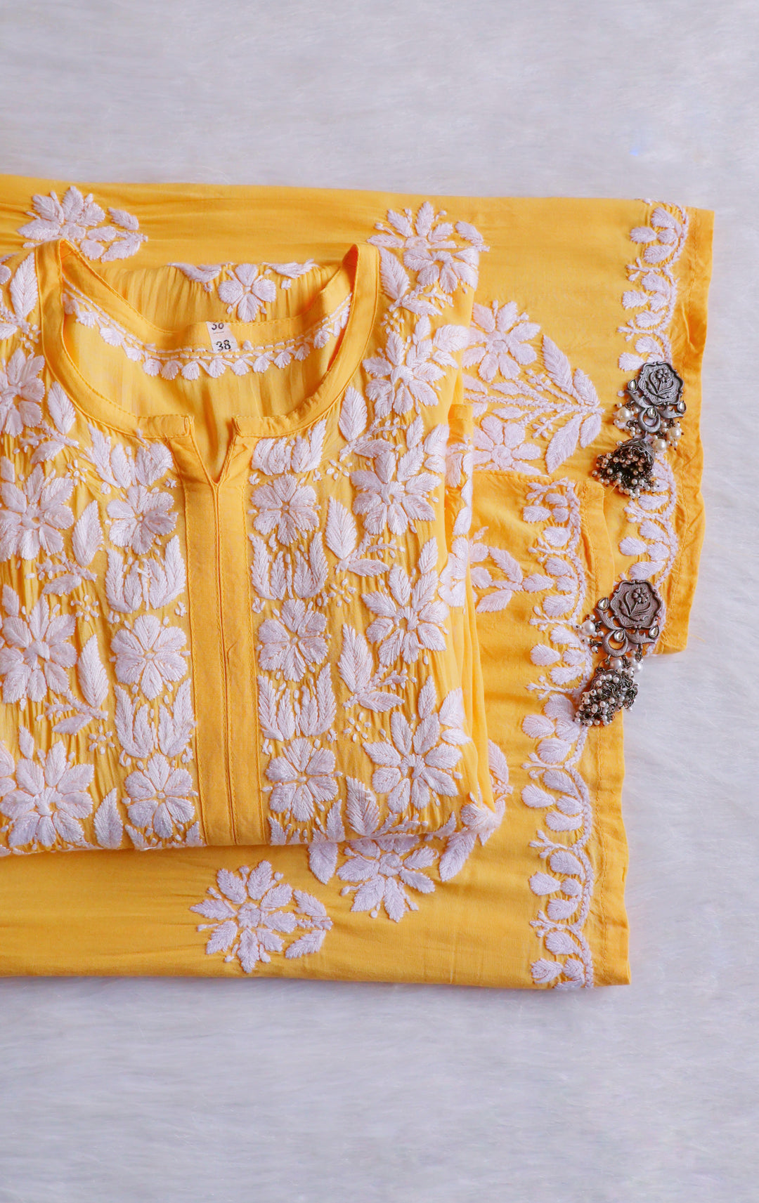 Zahrah Yellow Pure Modal set
