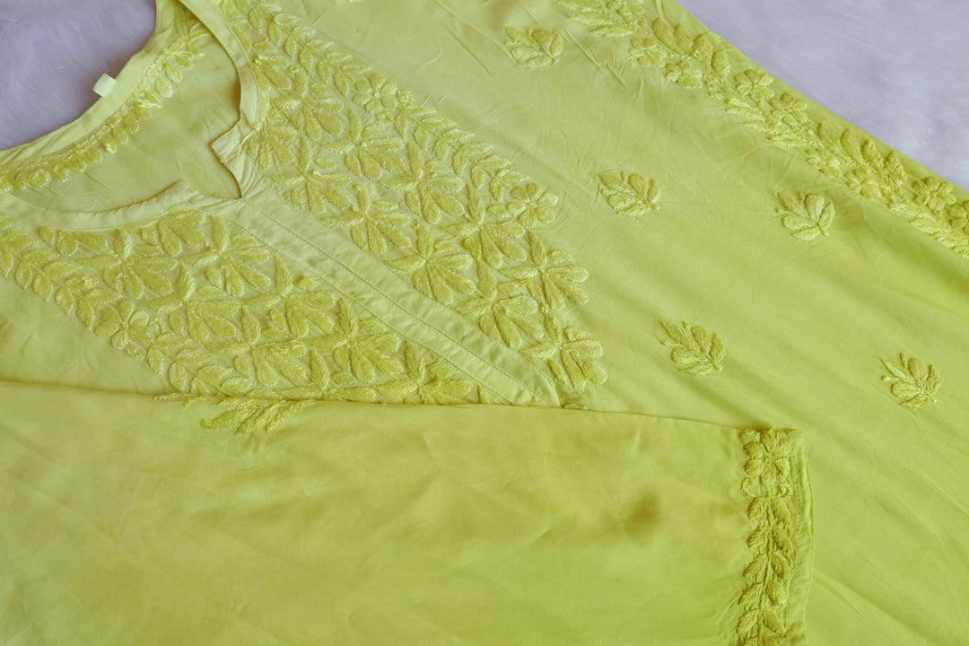 Duaa Pastel Green Modal Ombre Kurta Pant set