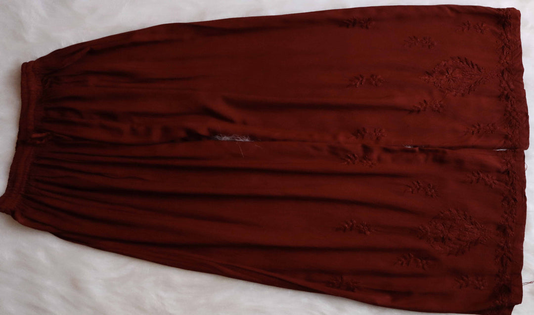 Nazakat Chocolate Brown  2 piece Rayon set