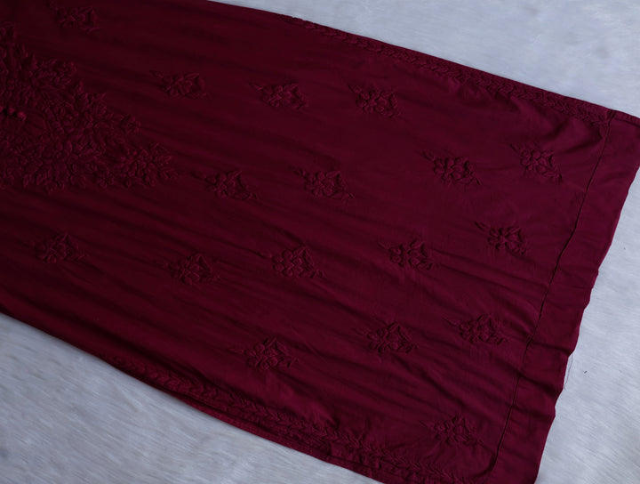 Aayat Deep Plum Cotton Kurta