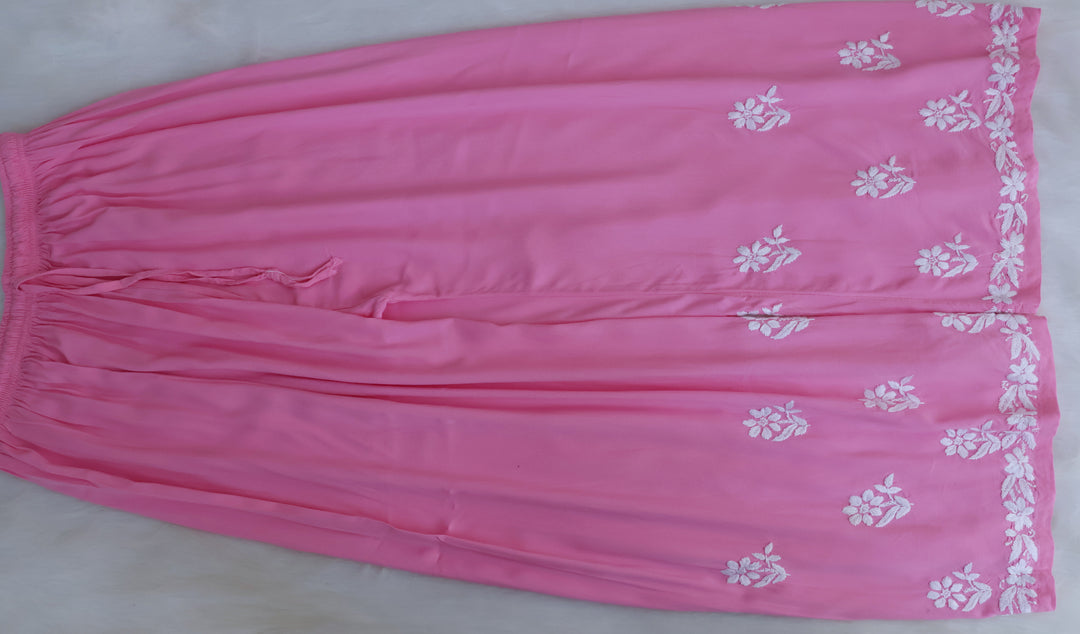 Ayesha Baby Pink Rayon Kurta Pant set