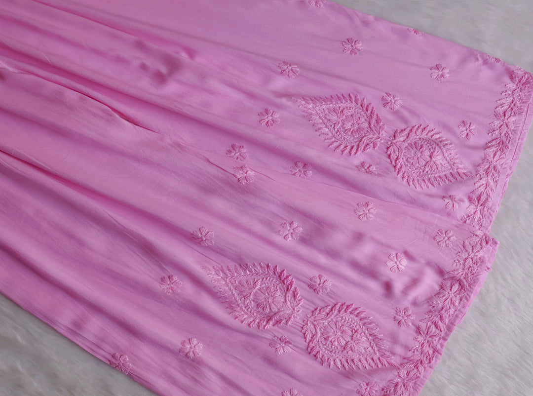 Zobia Baby Pink 2 piece Rayon set