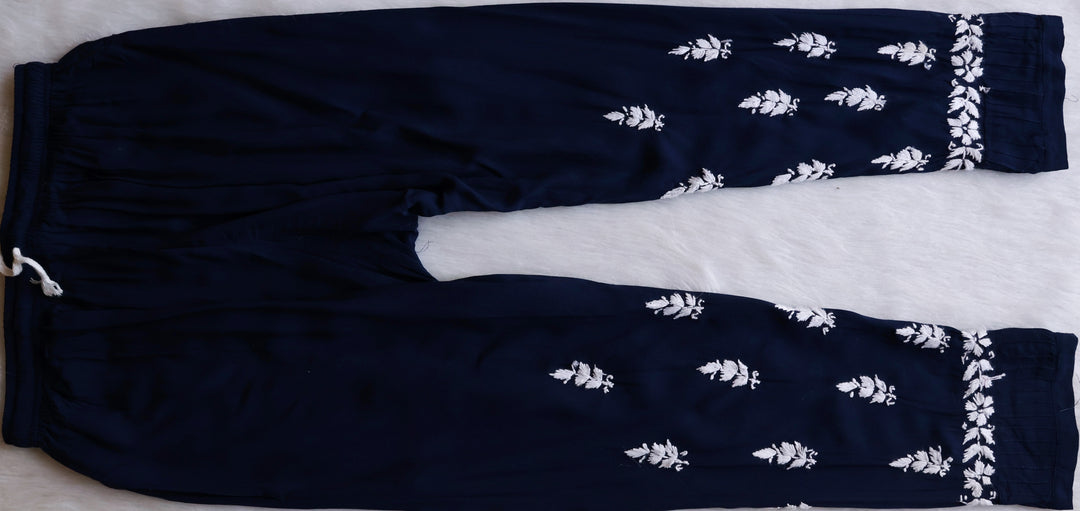 Mirha Navy Blue Sleeveless Modal Kurta Set