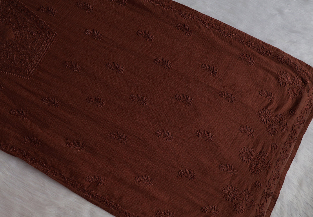 Renisa Chocolate Brown Soft Kota Kurta