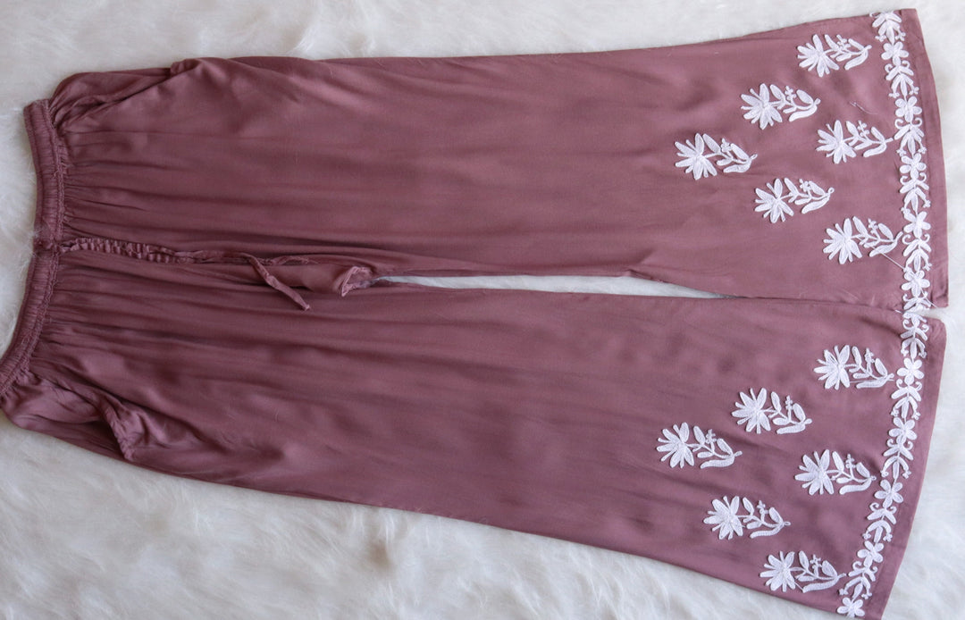 Mysa Dusty Mauve Rayon Kurta Pant set