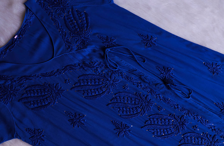 Hayaa Royal Blue Pure Modal 3 Piece Set