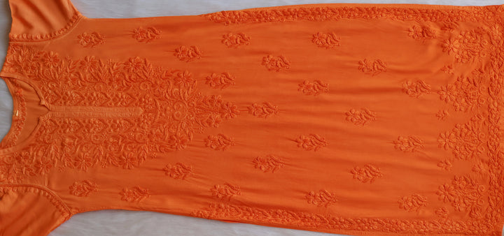Farhaa Peach 2 piece Rayon set