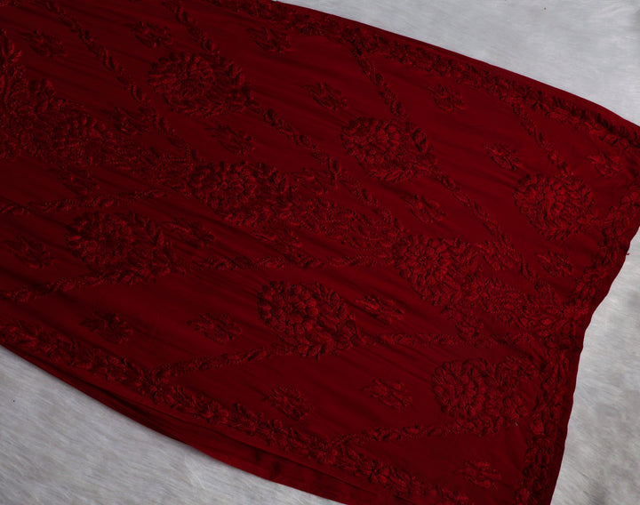 Anam Maroon Modal Ombre Kurta Pant set