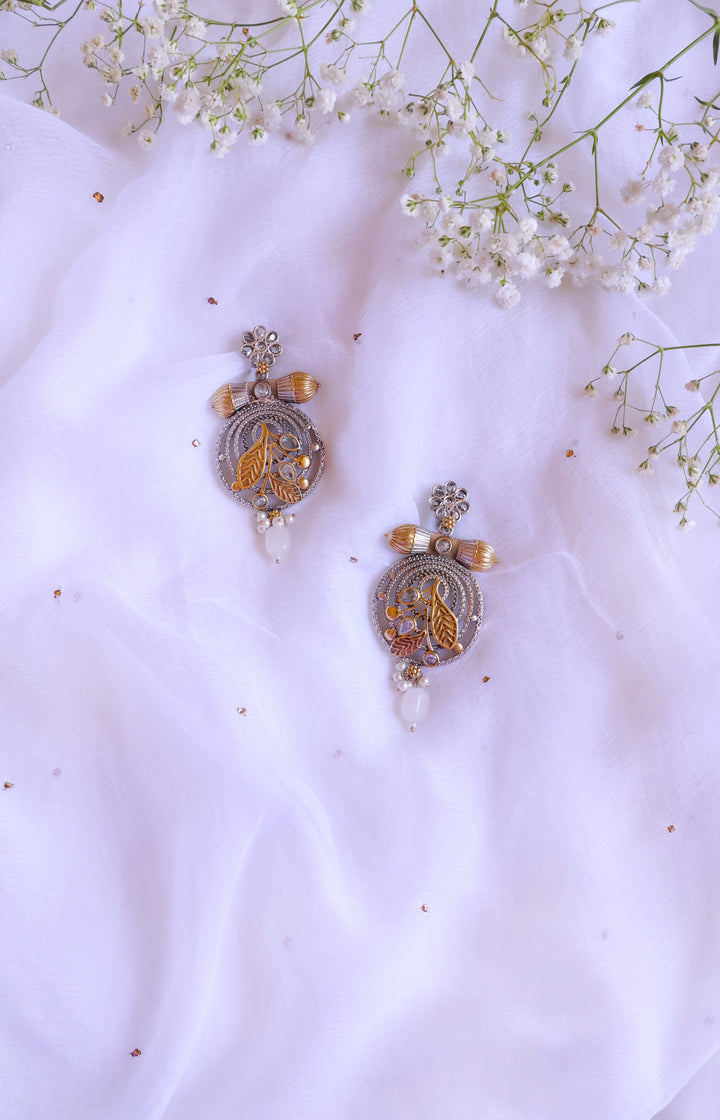 Chunky Dual Toned Earrings