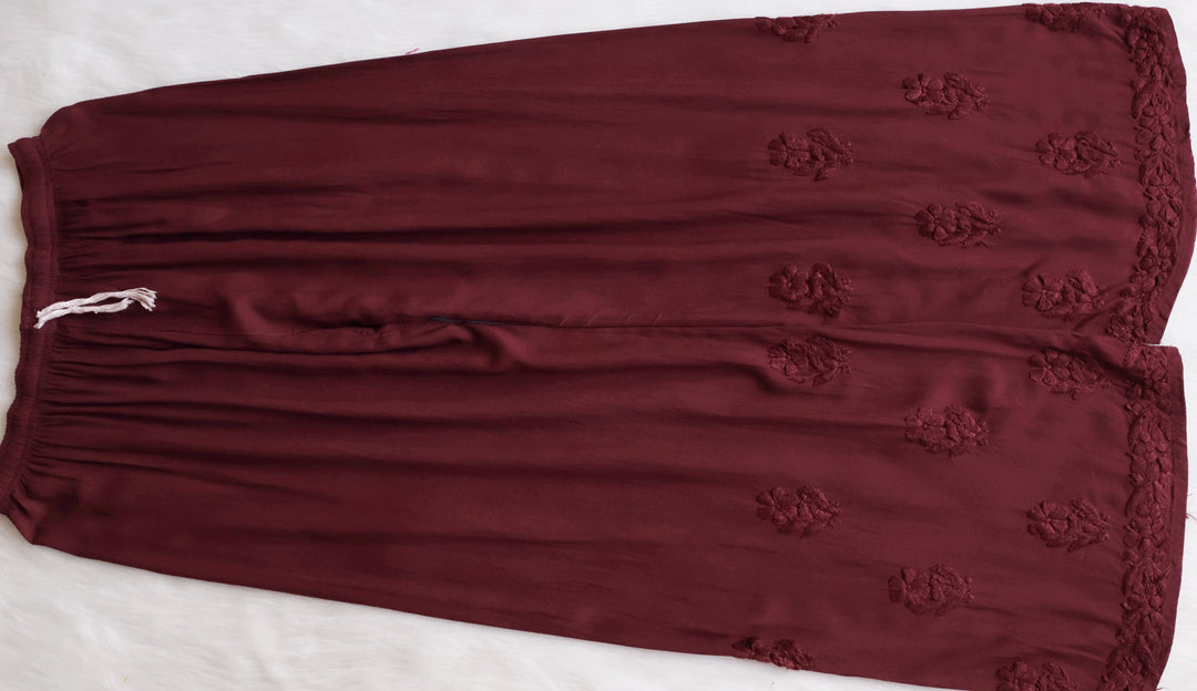 Farhaa Rose Brown 2 piece Rayon set