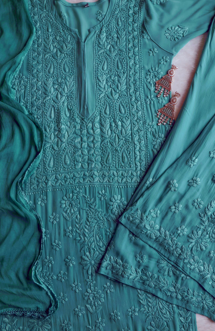 Ayzel Sage Green Viscose 3 Piece Set