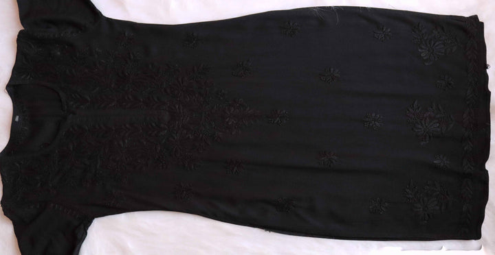 Farhaa Black 2 piece Rayon set