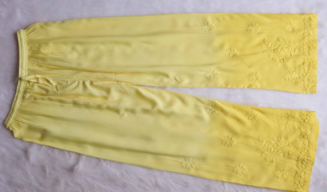 Farhaa Yellow 2 piece Rayon set