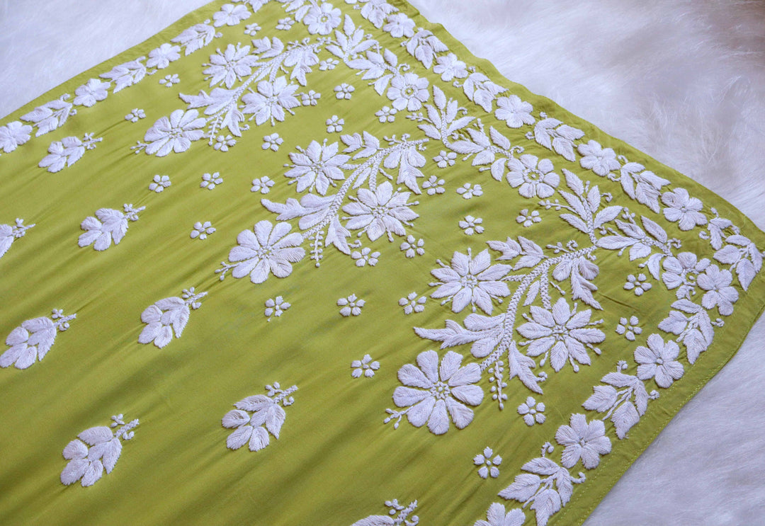 Ferisha Lime Green Long Modal Kurta