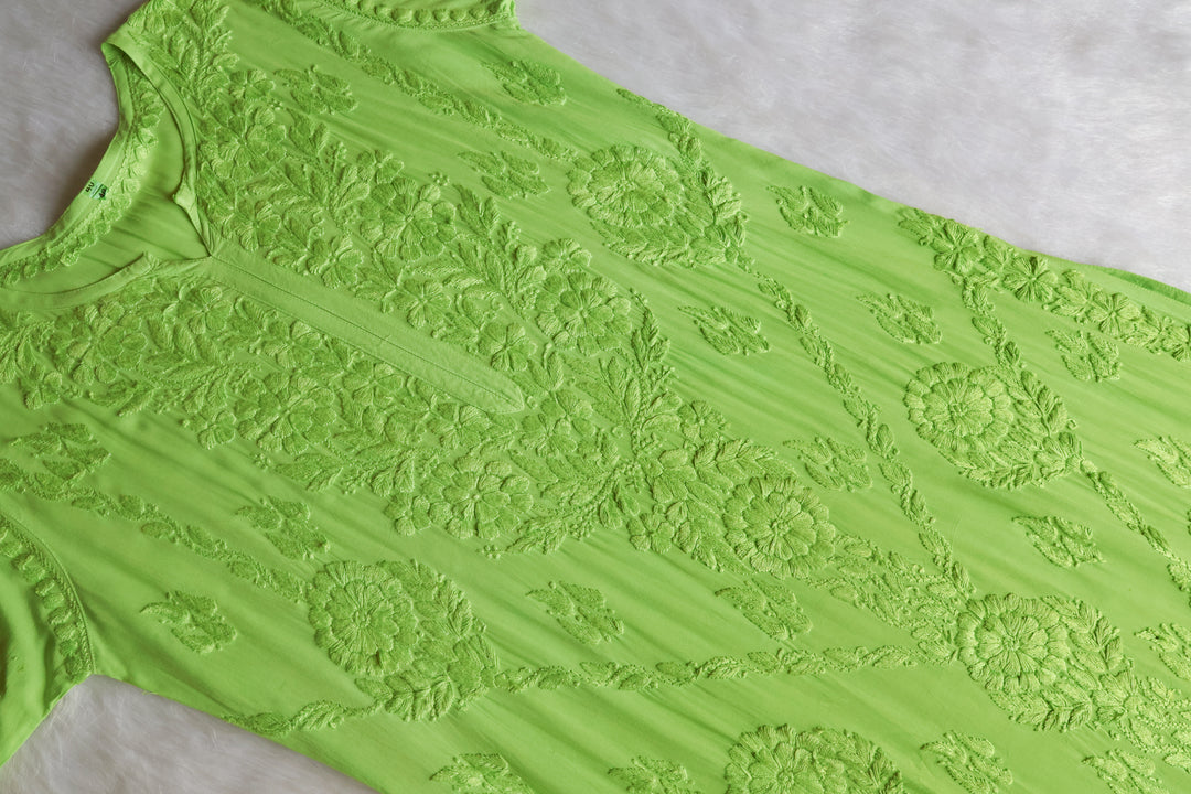 Anam Pastel Green Modal Ombre Kurta Pant set