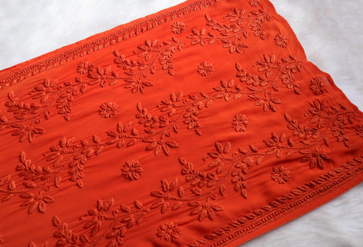 Mehr Rust Viscose Georgette Kurta