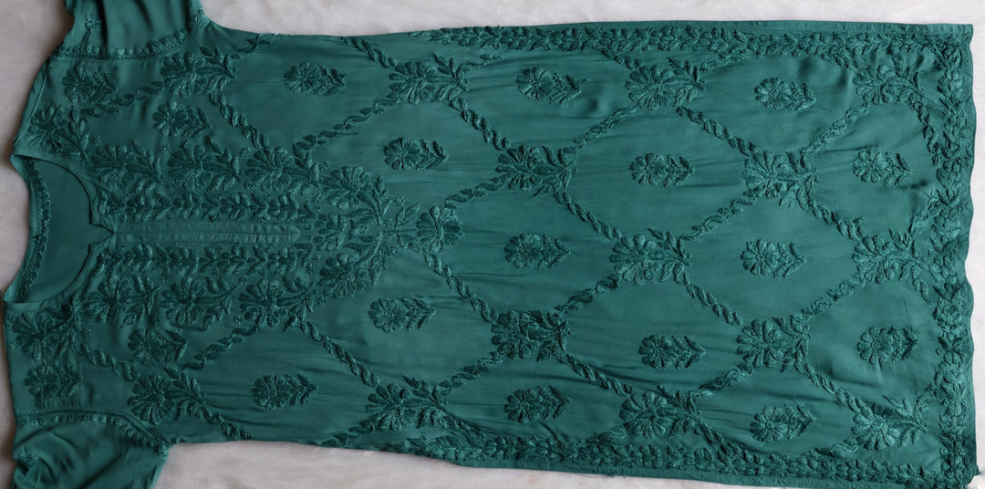 Alanah Sage Green Long Modal Kurta