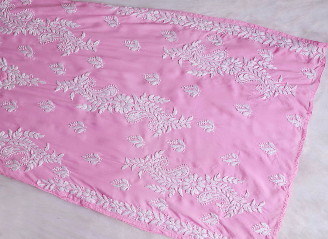 Lily Baby Pink Long Modal Kurta