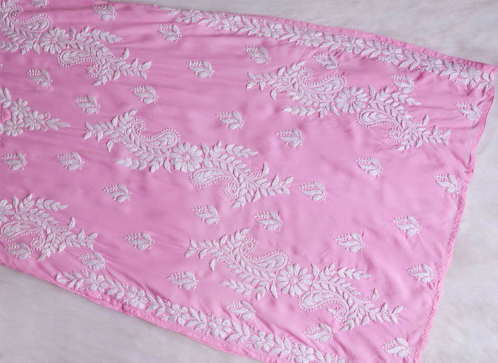 Lily Baby Pink Long Modal Kurta