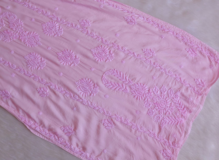 Haania Baby Pink Pure Muslin Kurta