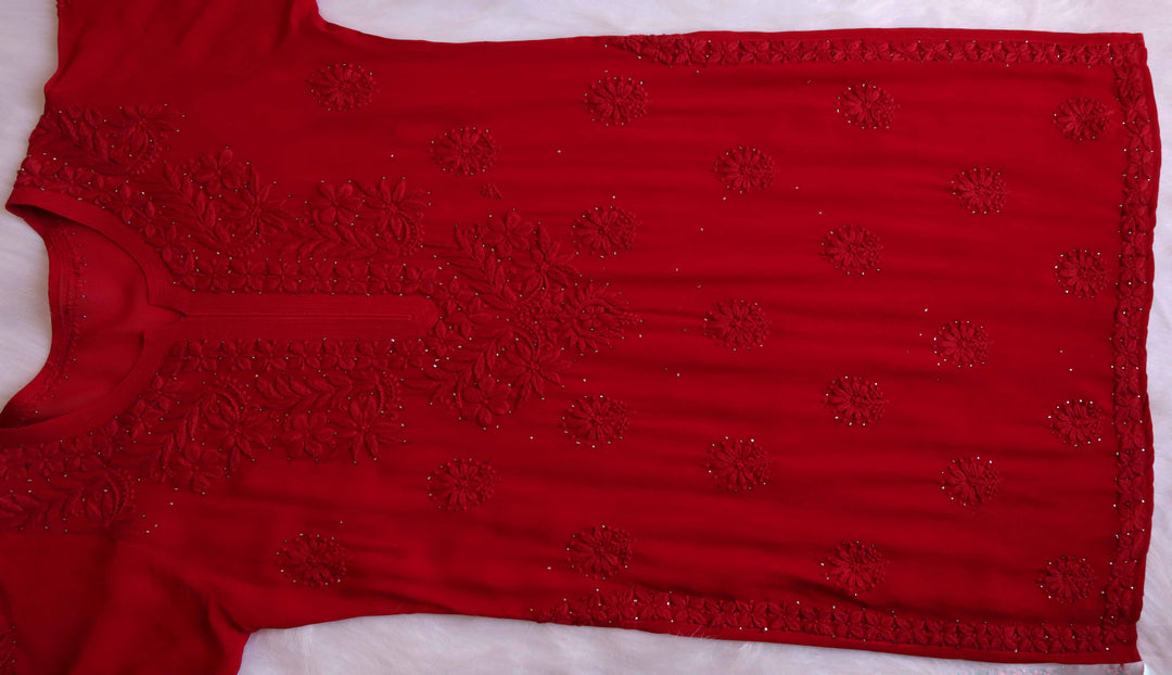 Zimra Premium Maroon Viscose Garara set