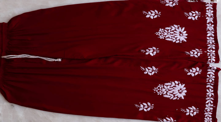 Amaara Maroon Rayon Kurta Set