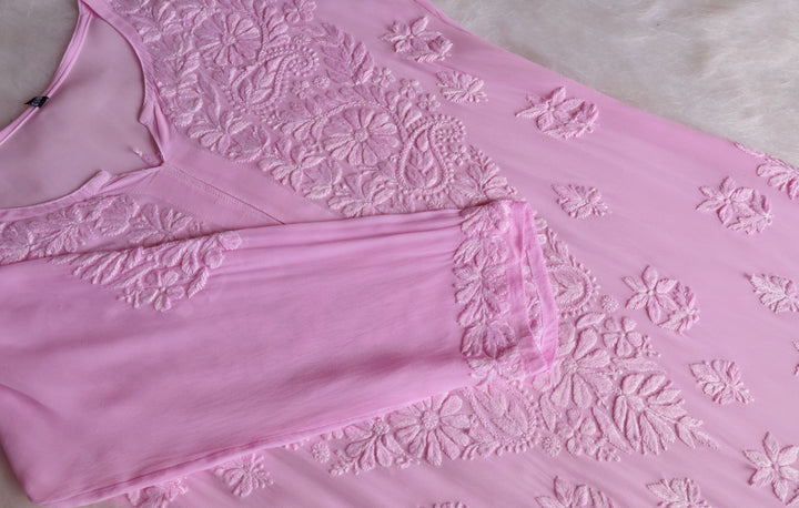Zimra Baby Pink Viscose 3 Piece Set
