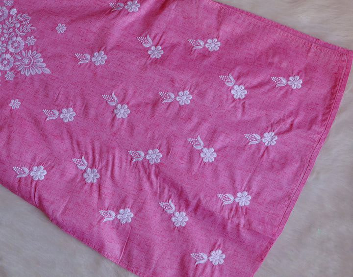 Taraa Baby Pink Cotton Kurta