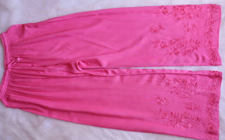 Aayat Baby Pink Rayon Kurta Pant set