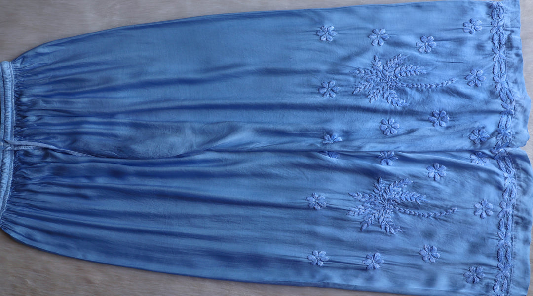 Mahnoor Ice Blue Modal Silk Kurta Set