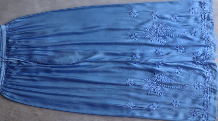 Mahnoor Ice Blue Modal Silk Kurta Set