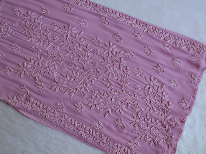 Waliya Dusty Purple Viscose Georgette Kurta