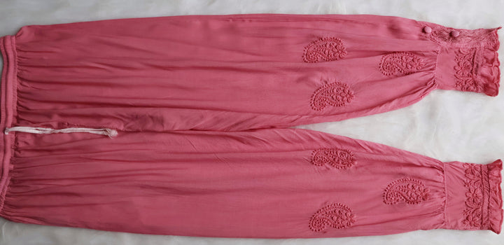 Zamda Afghani Mauve Pink Pure Modal Set