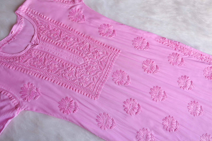 Duaa Baby Pink Modal Kurta Pant set