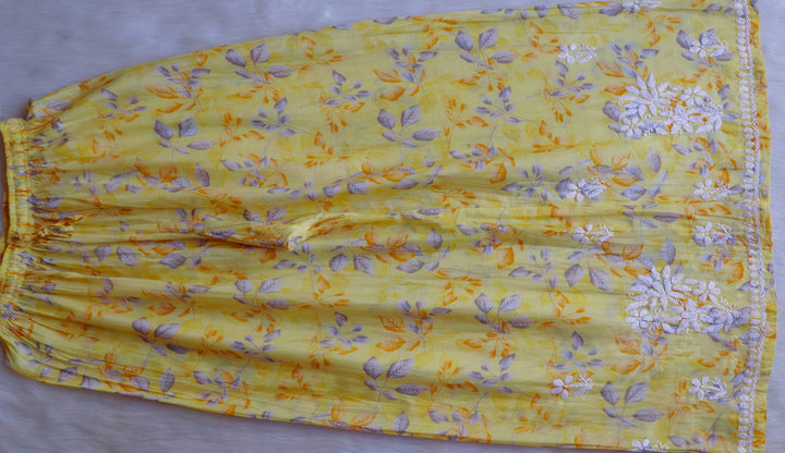 Ayra Yellow Pure Mulmul set