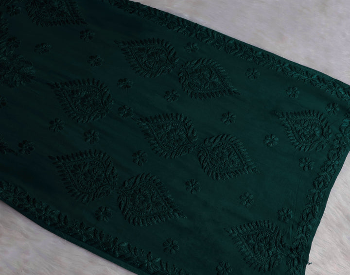 Zobia Deep Green 2 piece Rayon set