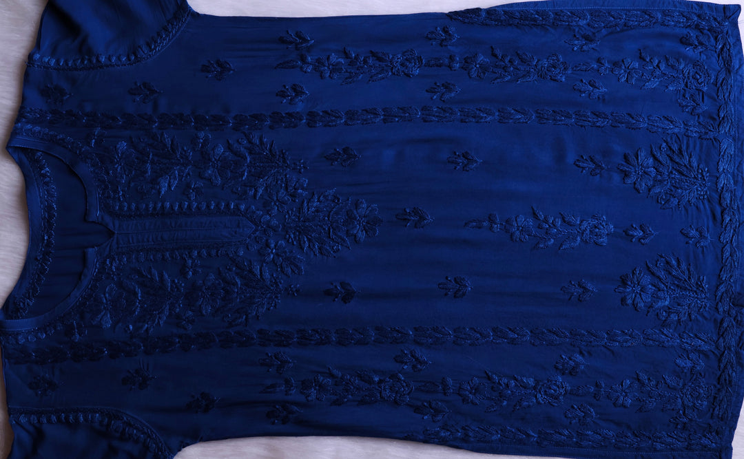 Mehreen Royal Blue Modal short top