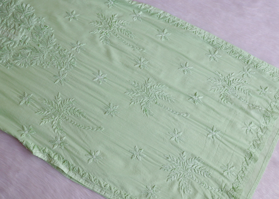 Zaira Mint Green Pure Cotton Kurta