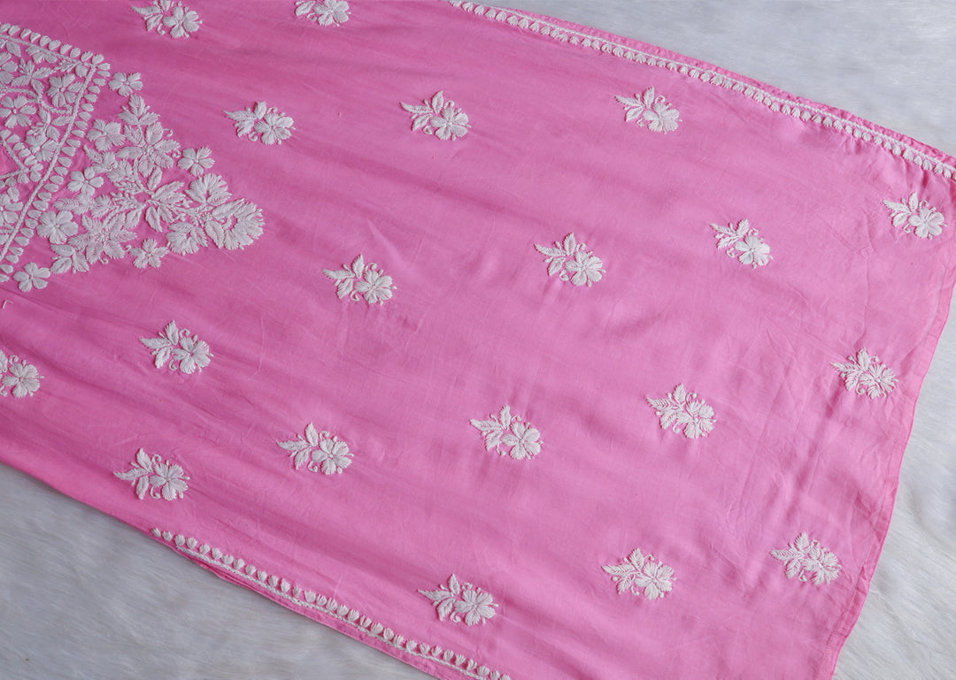 Waliya Baby Pink Cotton Kurta