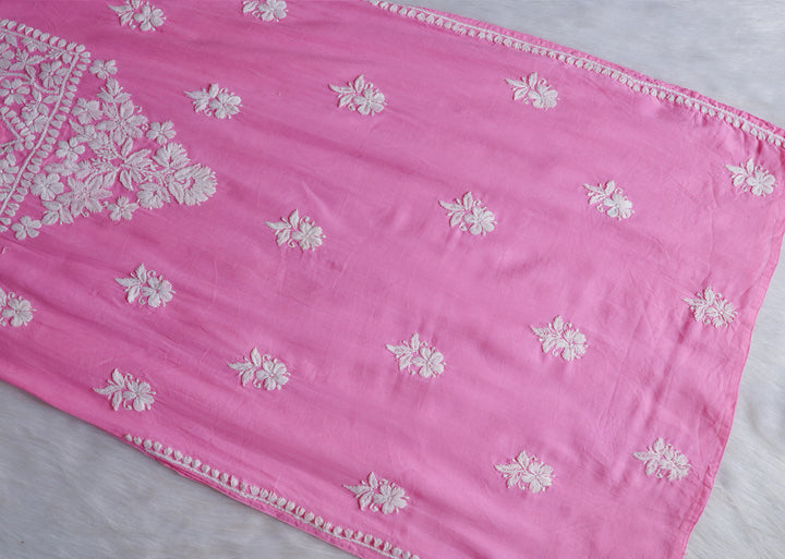 Waliya Baby Pink Cotton Kurta