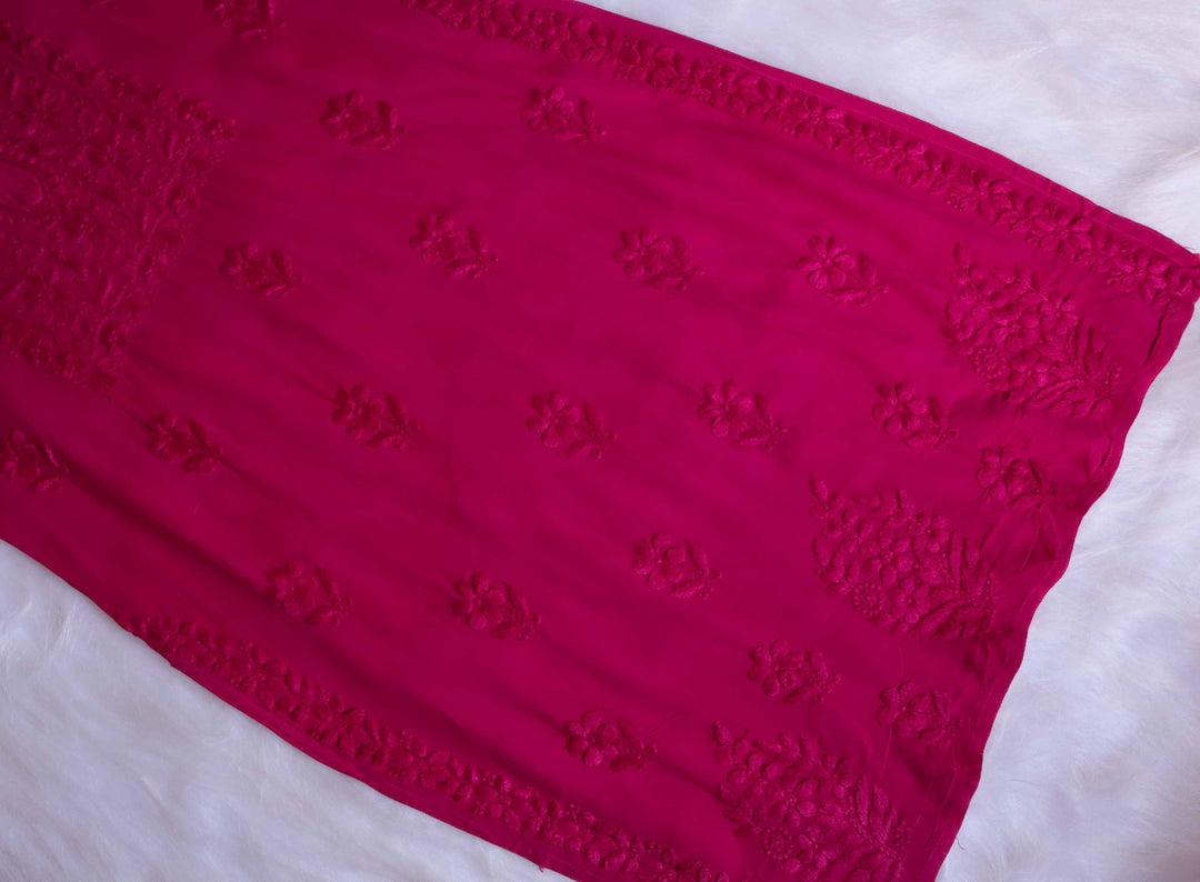 Aayat Deep Pink Rayon Kurta Pant set