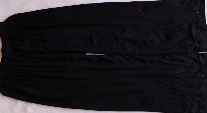 Naira Black Rayon Mukaish 3 Piece Set
