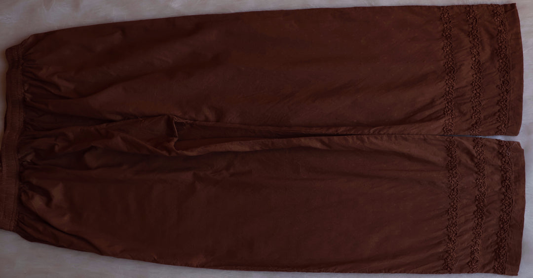 Nazakat Chocolate Brown Pure Cotton Kurta Set