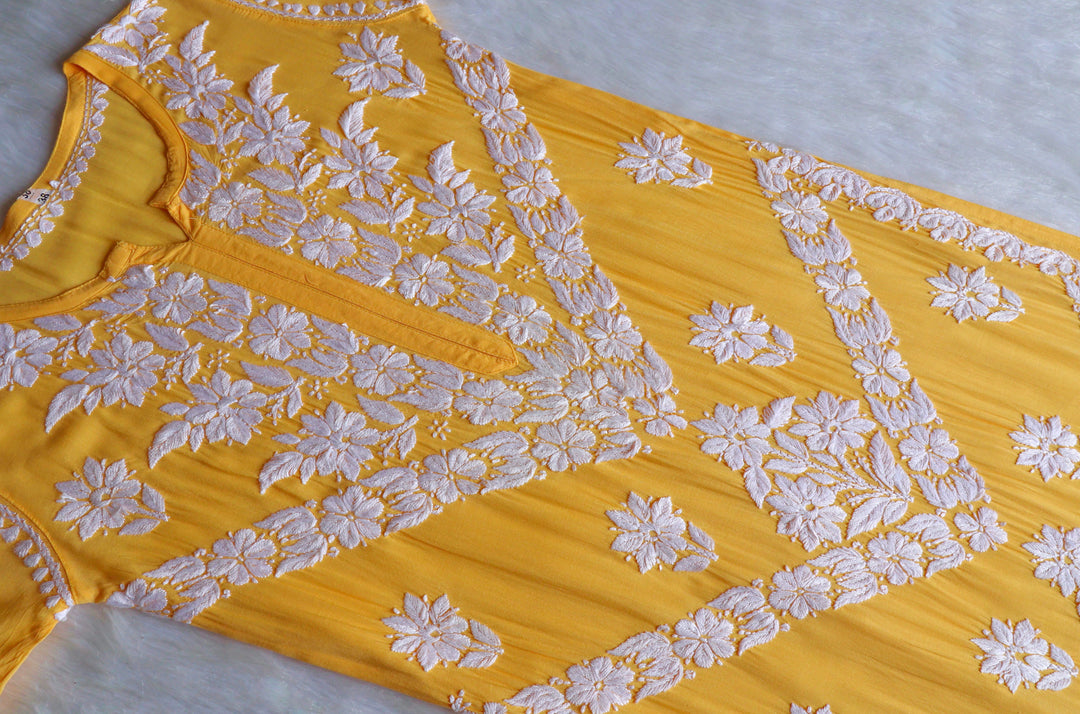 Zahrah Yellow Pure Modal set