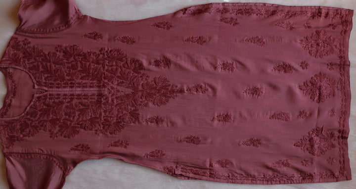 Alanah Dusty Purple Chanderi Kurta