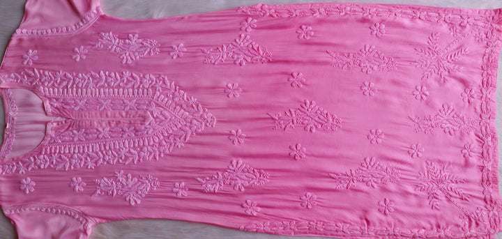 Mahnoor Baby Pink Modal Silk Kurta Set